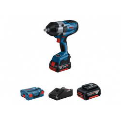 Bosch GDS 18V-1000 Çift Akülü 5 Ah Darbeli Somun Sıkma Makinesi