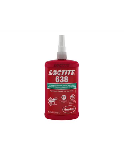 Loctite 638 Rulman Sabitleyici Yüksek Mukavemet 250 ml 2813129