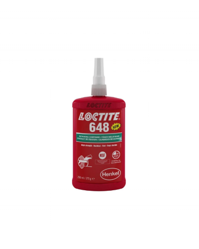 Loctite 648 Rulman Sabitleyici Yüksek Mukavemet 250 ml 1804971