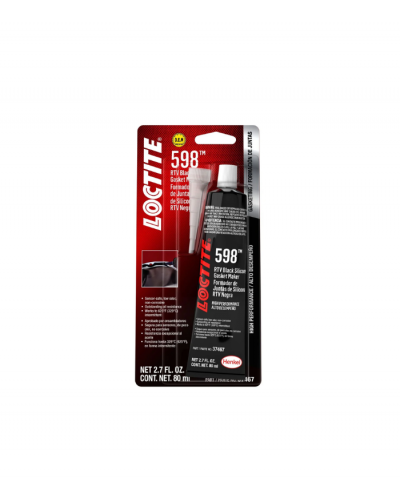 Loctite SI 598 TB Süper Siyah Noyr Silikon Sıvı Conta 80 ml 250 Derece