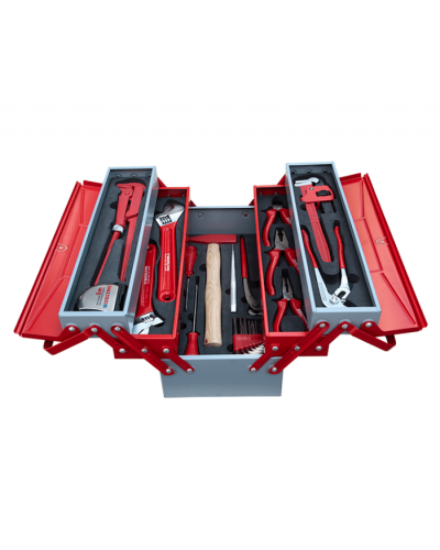 İzeltaş 28 Parça 5 Gözlü Tesisatcı Metal Takım Çantası