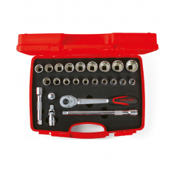 İzeltaş 24'lü 1/2" Oniki Köşe Lokma Anahtar Takımı U Kolsuz 1114006024