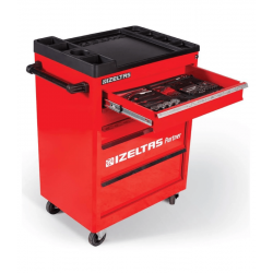 İzeltaş 8235 Partner Serisi 5 Çekmeceli 121 Parça Dolu Takım Dolabı (Boru Anahtarı Hediyeli)