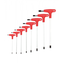 İzeltaş 8'li Yuvarlak Başlı T Tipi Allen Anahtar Takımı