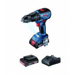 Bosch GSB 18V-50 Çift Akülü 2 Ah Darbeli Vidalama Makinesi