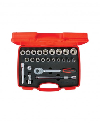 İzeltaş 1113 1/2" 24 Parça Altı Köşe Lokma Anahtar Takımı