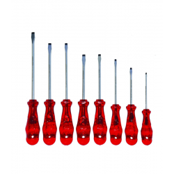 İzeltaş 8'li Kraft Düz Tornavida Seti